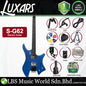 LUXARS S-G62 Ash Body Electric Guitar HH Pickup with Rosewood Fingerboard