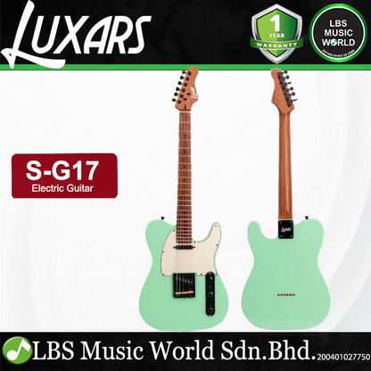Luxars S-G17 PRO High-End TL Alder Body Electric Guitar SS Pickup with Roasted Maple Fretboard (S G17)
