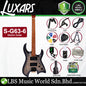Luxars S-G63-6 Headless Electric Guitar HH Alnico V Pickups with Roasted Maple Fretboard (S G63 6)