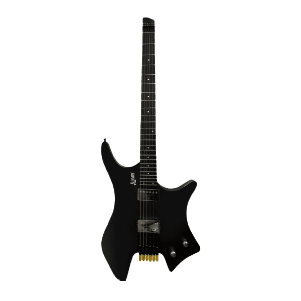 LUXARS S-G62 Ash Body Electric Guitar HH Pickup with Rosewood Fingerboard Package with Amplifier (S G62)