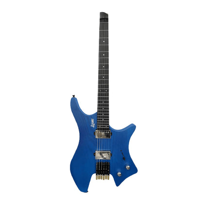 LUXARS S-G62 Ash Body Electric Guitar HH Pickup with Rosewood Fingerboard Package with Amplifier (S G62)