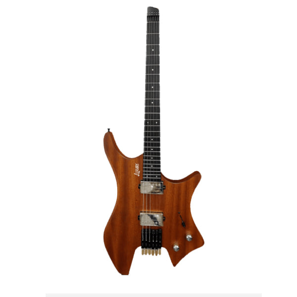 LUXARS S-G62 Ash Body Electric Guitar HH Pickup with Rosewood Fingerboard Package with Amplifier (S G62)