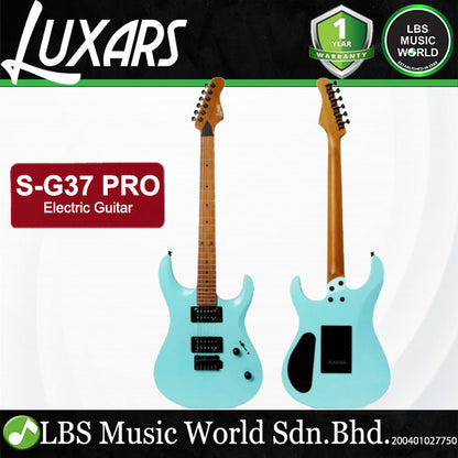 Luxars S-G37-PRO Electric Guitar Alnico HH Pickups with Roasted Maple Neck (S G37 PRO)