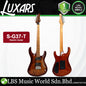Luxars S-G37-T Solid-Body Electric Guitar Dual Coil-Split Humbuckers with Roasted Maple Neck  (S G37 T)