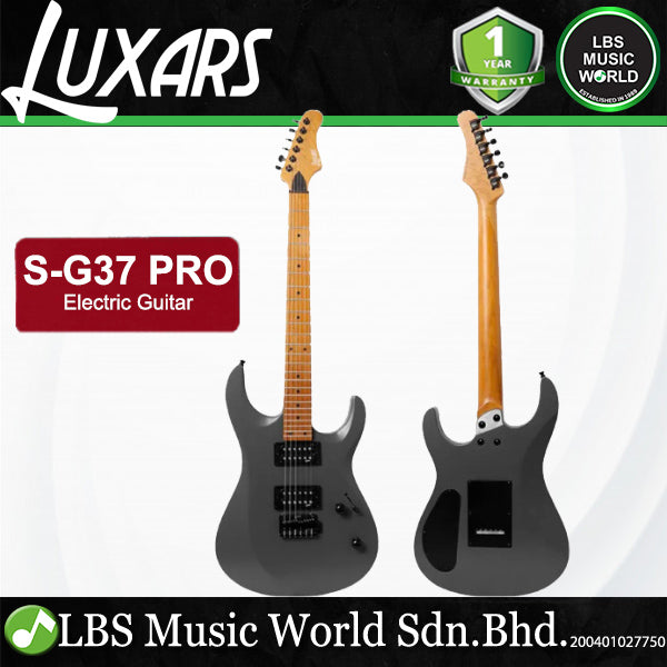 Luxars S-G37-PRO Electric Guitar Alnico HH Pickups with Roasted Maple Neck (S G37 PRO)