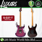 Luxars S-G37-T Solid-Body Electric Guitar Dual Coil-Split Humbuckers with Roasted Maple Neck  (S G37 T)
