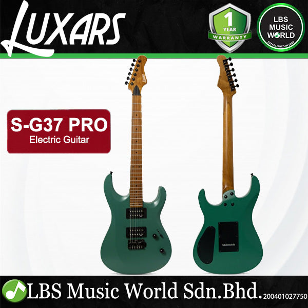Luxars S-G37-PRO Electric Guitar Alnico HH Pickups with Roasted Maple Neck (S G37 PRO)