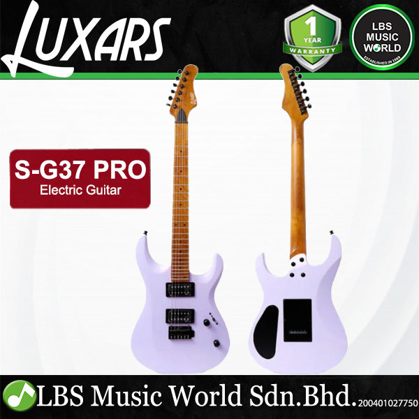 Luxars S-G37-PRO Electric Guitar Alnico HH Pickups with Roasted Maple Neck (S G37 PRO)