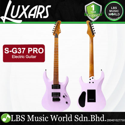 Luxars S-G37-PRO Electric Guitar Alnico HH Pickups with Roasted Maple Neck (S G37 PRO)