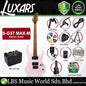 LUXARS S-G37-MAX-M Roasted Mahogany Body Electric Guitar HH Pickup with Tremolo - Package (S G37 MAX M)