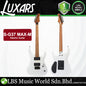 LUXARS S-G37-MAX-M Roasted Mahogany Body Electric Guitar HH Pickup with Tremolo (S G37 MAX M)