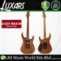 LUXARS S-G37-MAX-M Roasted Mahogany Body Electric Guitar HH Pickup with Tremolo (S G37 MAX M)