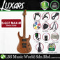 LUXARS S-G37-MAX-M Roasted Mahogany Body Electric Guitar HH Pickup with Tremolo (S G37 MAX M)