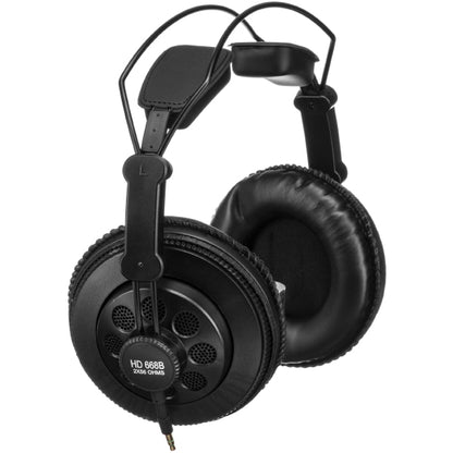 Superlux HD668B Semi Open Dynamic Wired Over Ear Semi Open Headphone with Soft Headband