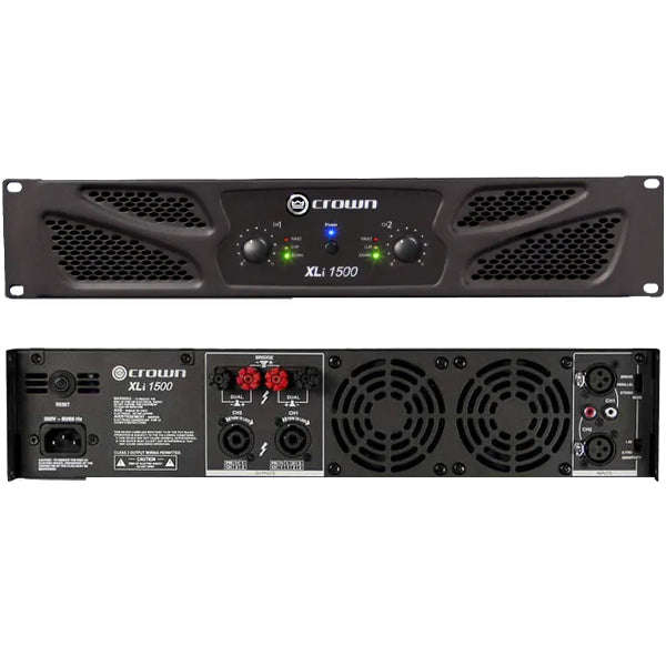 Crown XLi 1500 450W 2 Channel Power Amplifier Amp (XLi1500)