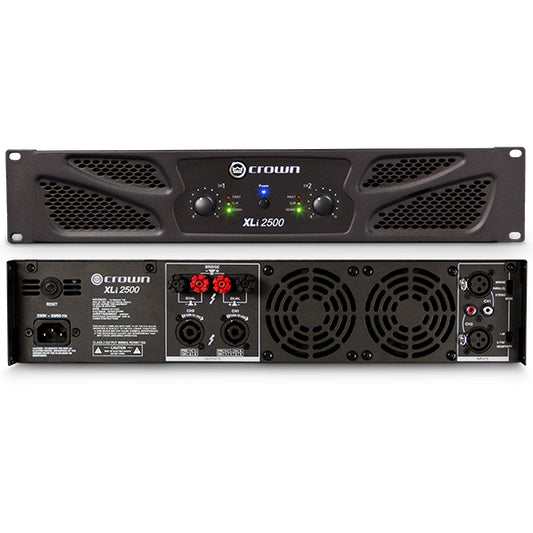Crown XLi 2500 750W 2 Channel Power Amplifier Amp (XLi2500)
