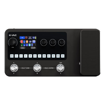 M-Vave MK-20 Guitar Bass Multi Effects Processor Pedal Built in Rechargeable Battery (MK20)