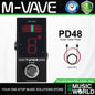 M-VAVE PD48 Chromatic True Bypass Guitar Tuner Pedal for Bass and Electric
