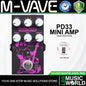 M-Vave PD33 Mini-Amp Electric Guitar Preamp Simulation Effect Pedal with True Bypass