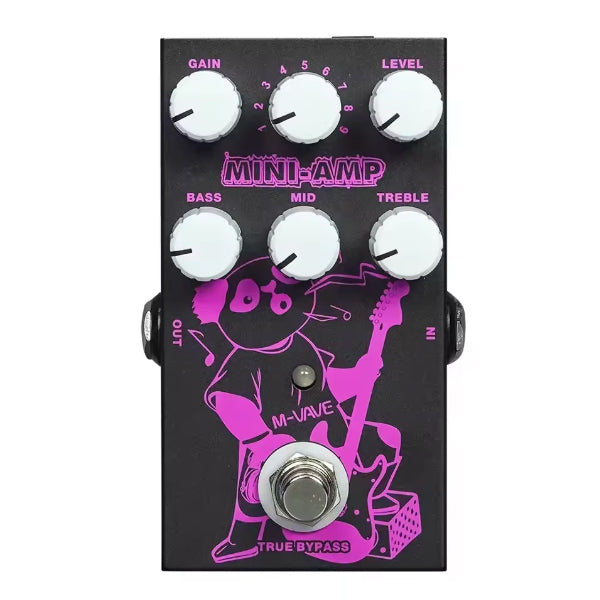M-Vave PD33 Mini-Amp Electric Guitar Preamp Simulation Effect Pedal with True Bypass