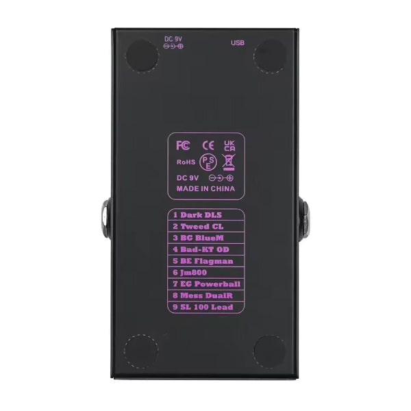 M-Vave PD33 Mini-Amp Electric Guitar Preamp Simulation Effect Pedal with True Bypass