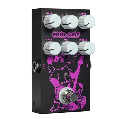 M-Vave PD33 Mini-Amp Electric Guitar Preamp Simulation Effect Pedal with True Bypass