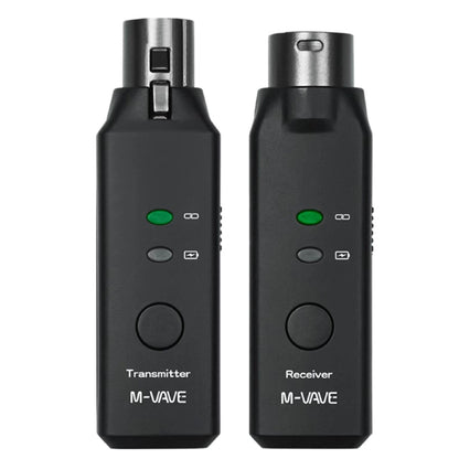 M-Vave WP-7 Wireless Transmission System Microphone with Built in Rechargeable Battery - Set (WP7)