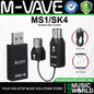 M-Vave MS1/SK4 Wireless MIDI System for Guitar and Keyboard with Low Latency - Set