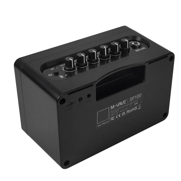 M-Vave SP100 10 Watt Portable Rechargeable Bluetooth Speaker Amp Electric Guitar Amplifier