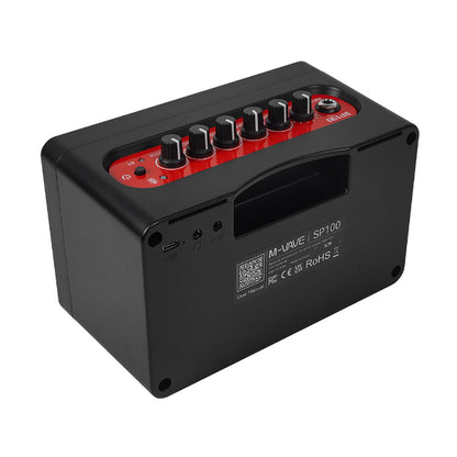 M-Vave SP100 10 Watt Portable Rechargeable Bluetooth Speaker Amp Electric Guitar Amplifier