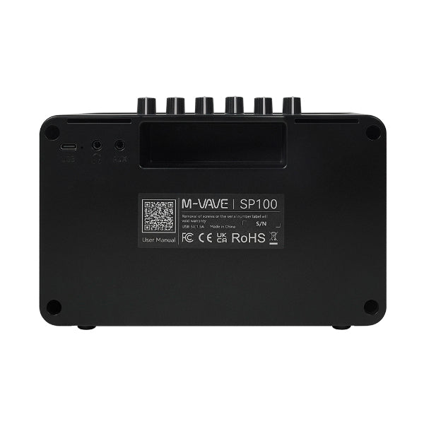 M-Vave SP100 10 Watt Portable Rechargeable Bluetooth Speaker Amp Electric Guitar Amplifier