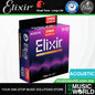 Elixir 16569 Nanoweb Acoustic Guitar String Phosphor Bronze Light Bright Smooth 3 Pack (12-53)