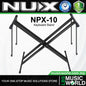 Nux NPX-10 Adjustable X Type Keyboard Stand for Portable Keyboards and Digital Pianos (NPX10)