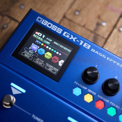 Boss GX-1B Portable Bass Effects Processor with Bluetooth for Bass Guitar (GX1B)