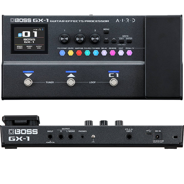 Boss GX-1 Portable Guitar Effects Processor with Bluetooth for