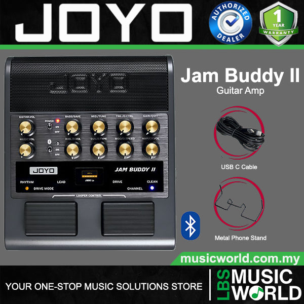 Joyo Jam Buddy II 8 Watt Portable Multi Effect Electric Guitar Amp Built in Bluetooth