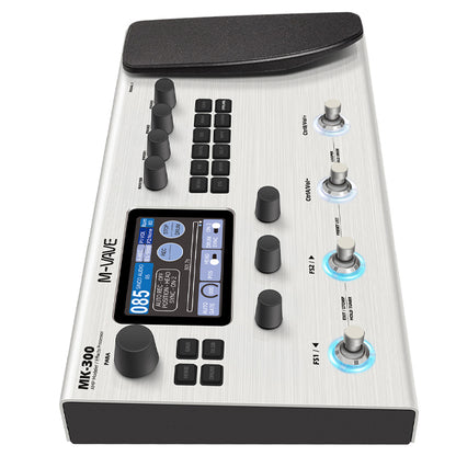 M-VAVE MK-300 Portable Guitar Multi-Effect Processor with Built-in Rechargeable Battery (MK300 MK 300)