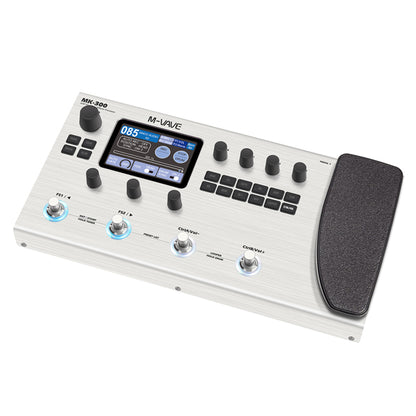 M-VAVE MK-300 Portable Guitar Multi-Effect Processor with Built-in Rechargeable Battery (MK300 MK 300)