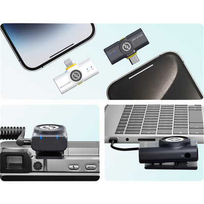 Hollyland Lark M2 Combo 2 Person Wireless Microphone Systems with Charging Case - 2.4 GHz