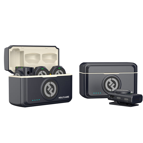 Hollyland Lark M2 Duo 2 Person Wireless Microphone System with Charging Case - 2.4 GHz