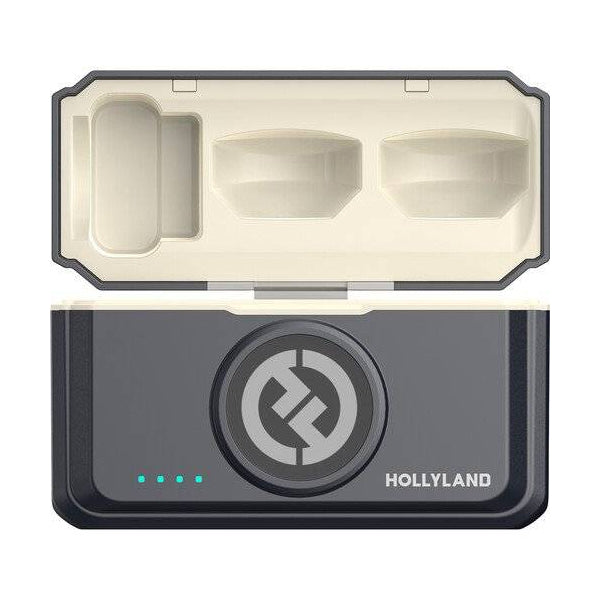 Hollyland Lark M2 Duo 2 Person Wireless Microphone System with Charging Case - 2.4 GHz
