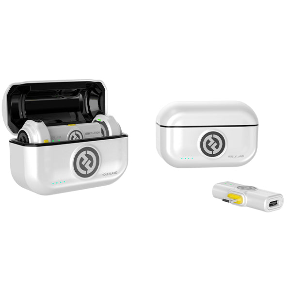 Hollyland Lark M2 Duo 2 Person Wireless Microphone System with Charging Case - 2.4 GHz