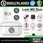 Hollyland Lark M2 Duo 2 Person Wireless Microphone System with Charging Case - 2.4 GHz