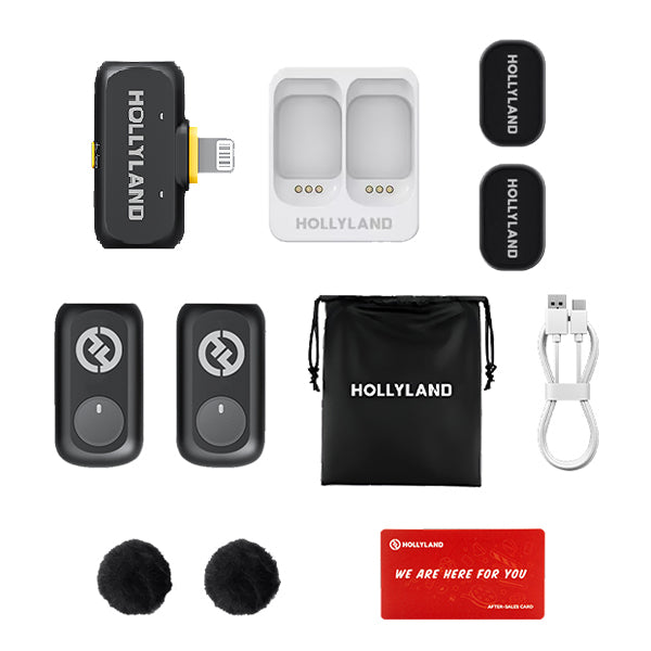 Hollyland Lark A1 2 Person Wireless Lavalier Microphone with 3 Level of Noise Cancellation