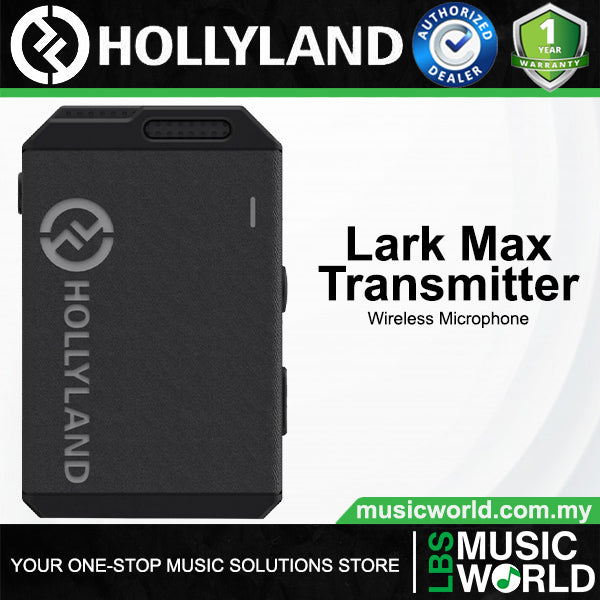 Hollyland Lark Max Duo 2 Person Wireless Lavalier Microphone with Advanced Noice Cancelling