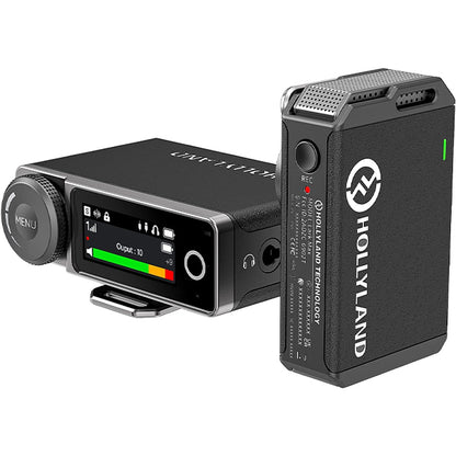 Hollyland Lark Max Duo 2 Person Wireless Lavalier Microphone with Advanced Noice Cancelling