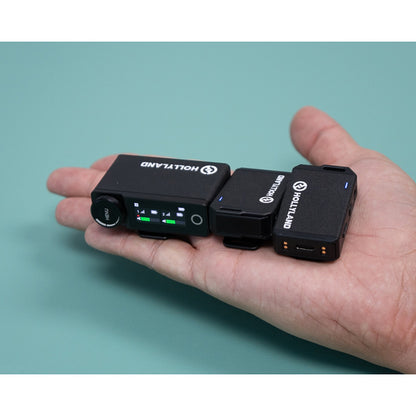 Hollyland Lark Max Duo 2 Person Wireless Lavalier Microphone with Advanced Noice Cancelling
