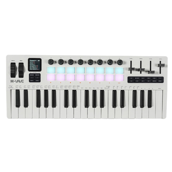 M-VAVE SMK-37 PRO 37 Key Portable Mini USB Keyboard Controller