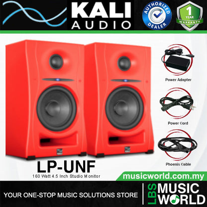 Kali Audio LP-UNF 160 Watt 4.5 Inch Ultra Nearfield Studio Monitor Speaker – Pair (LPUNF LP UNF)