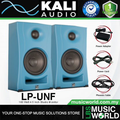 Kali Audio LP-UNF 160 Watt 4.5 Inch Ultra Nearfield Studio Monitor Speaker – Pair (LPUNF LP UNF)
